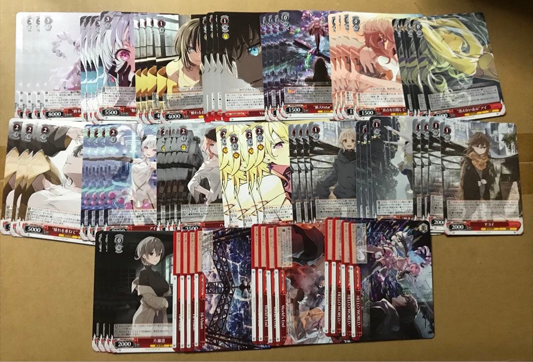 ヴァイス VIRTUAL GIRL R・U・C 各4枚セット 4コン