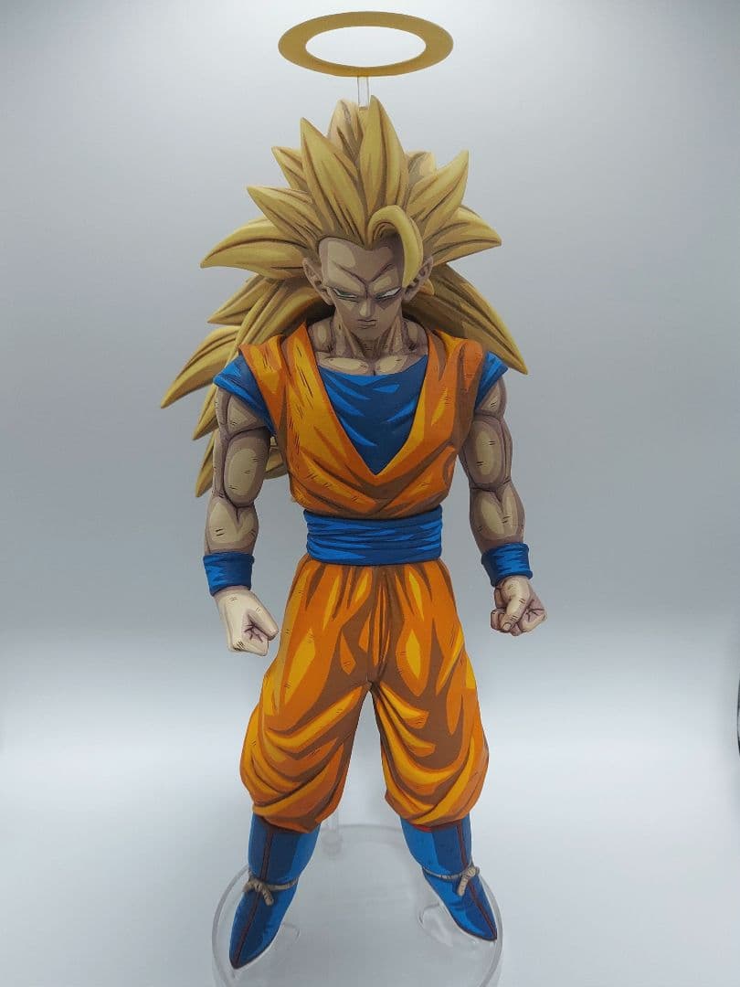 ドラゴンボール　超サイヤ人3 孫悟空　フィギュア　二次元彩色　リペイント　箱付き