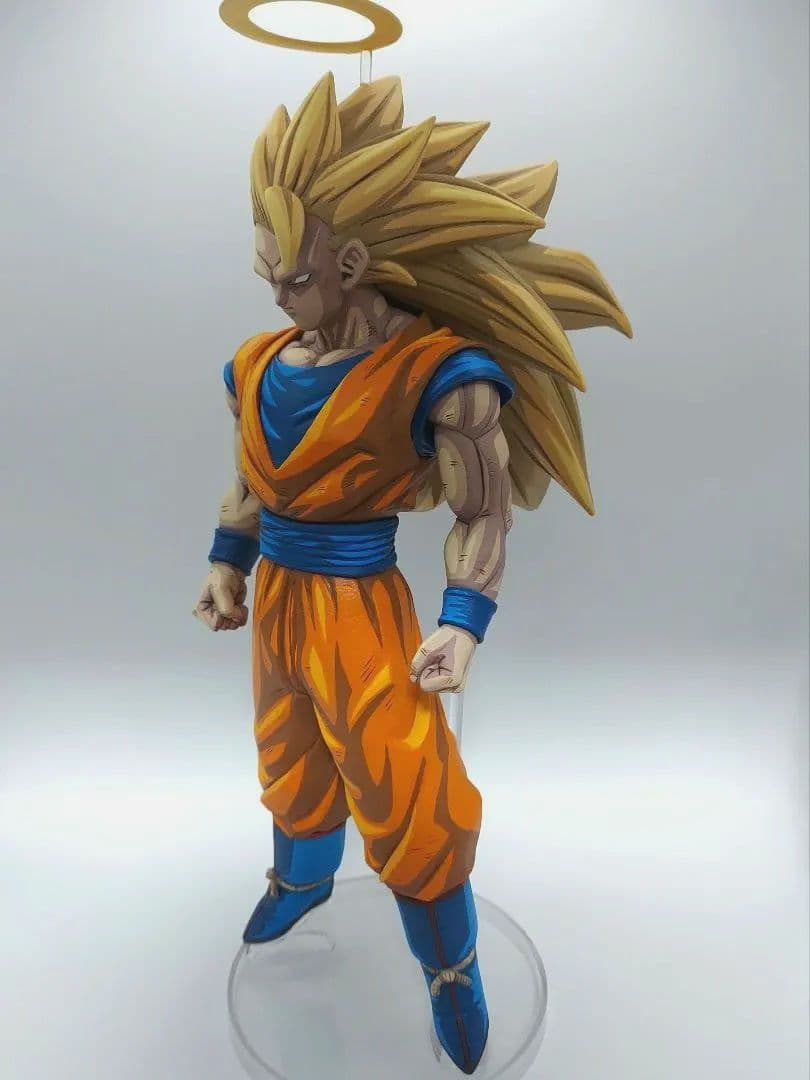 ドラゴンボール　超サイヤ人3 孫悟空　フィギュア　二次元彩色　リペイント　箱付き