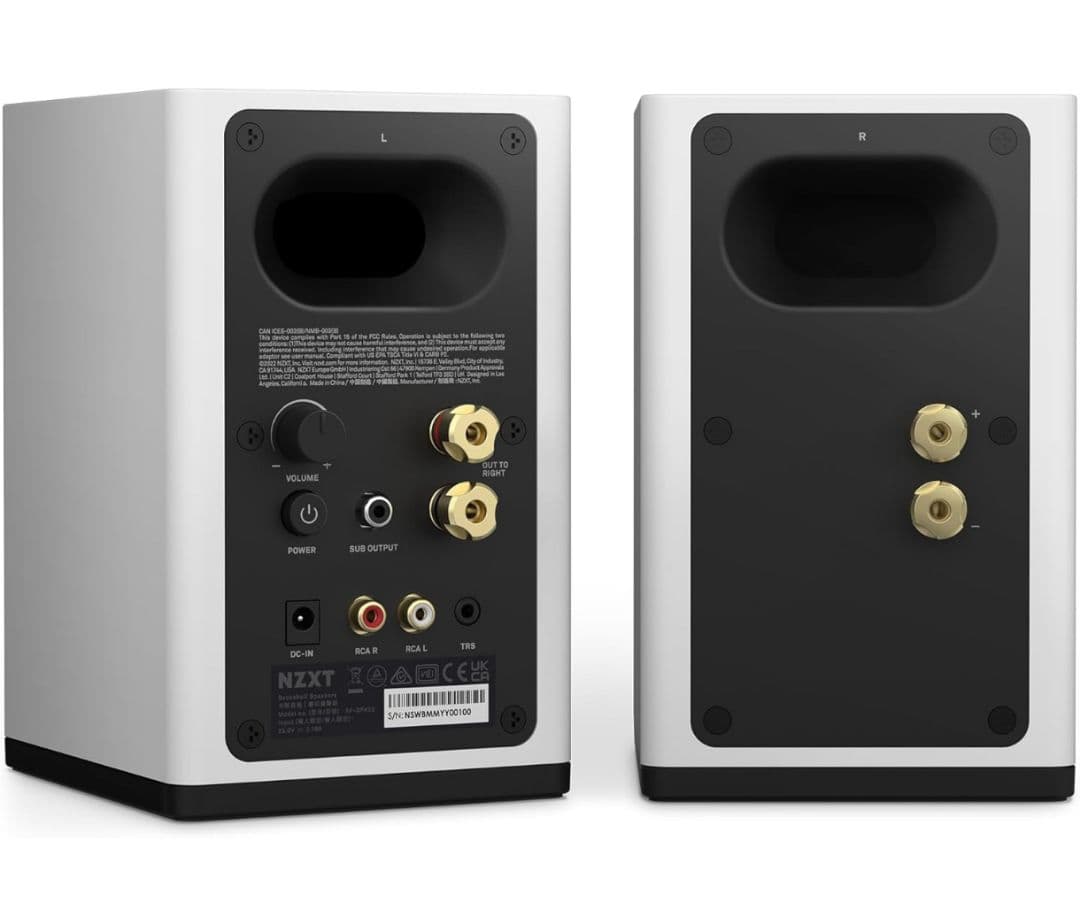 PCスピーカー NZXT Relay Speakers White AP-SPKW2-JP