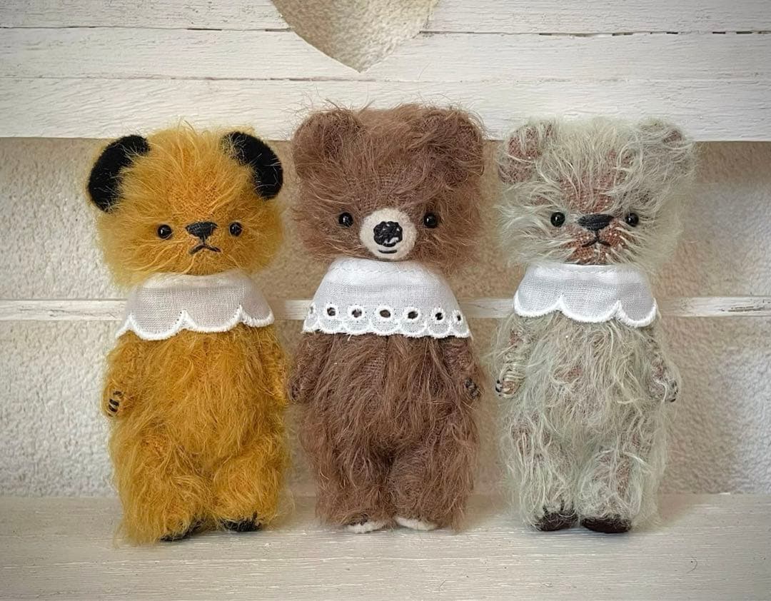 くまクマベア アーティストベア テディベア 海外作家様 ハンドメイド ぬいぐるみ