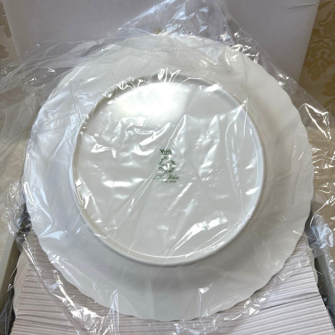 ナルミ ☆ シルキーホワイト 25.5cm パスタ皿セット