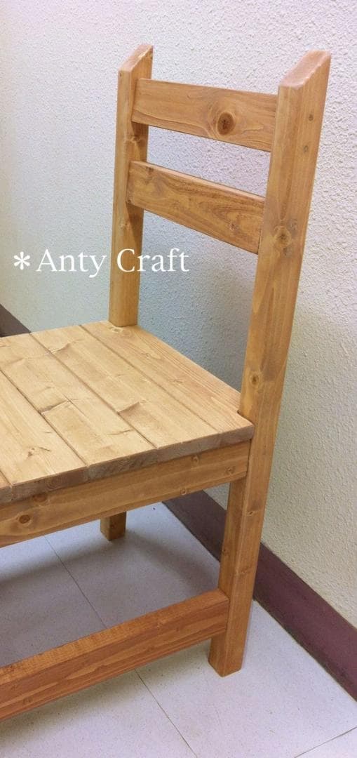 【サイズオーダー可】【引取可能】ハンドメイド 木製チェア 幅40cm LO/LO