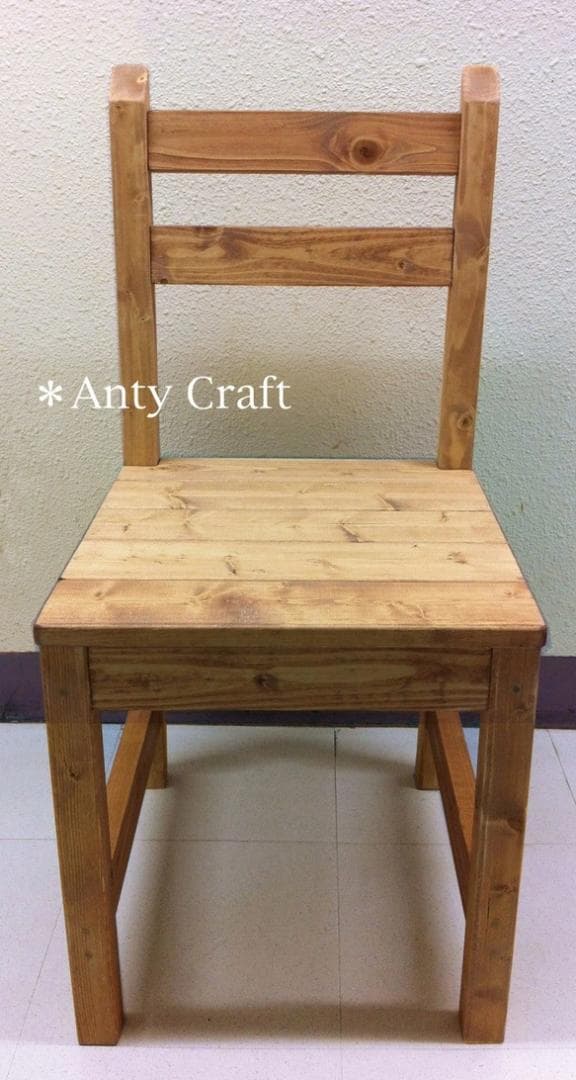 【サイズオーダー可】【引取可能】ハンドメイド 木製チェア 幅40cm LO/LO