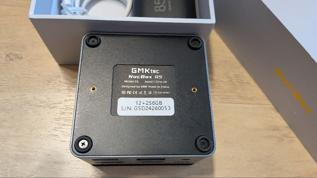 ミニPC GMKtec NucBox G5 12GB+256GB