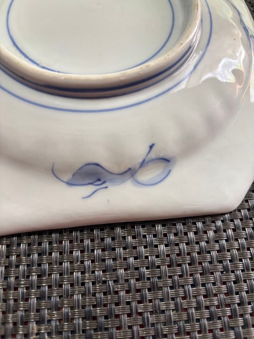 伊万里焼　染付・青磁　手描き