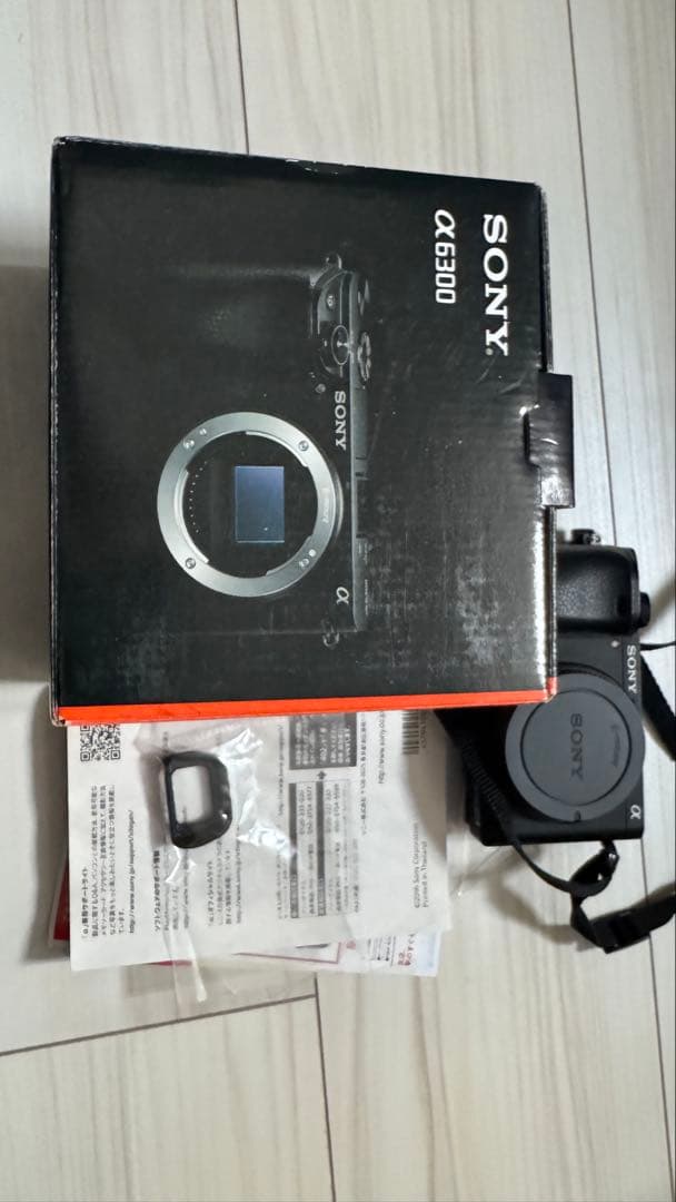 美品:SONY α6300 ミラーレス一眼 ブラック ボディのみ