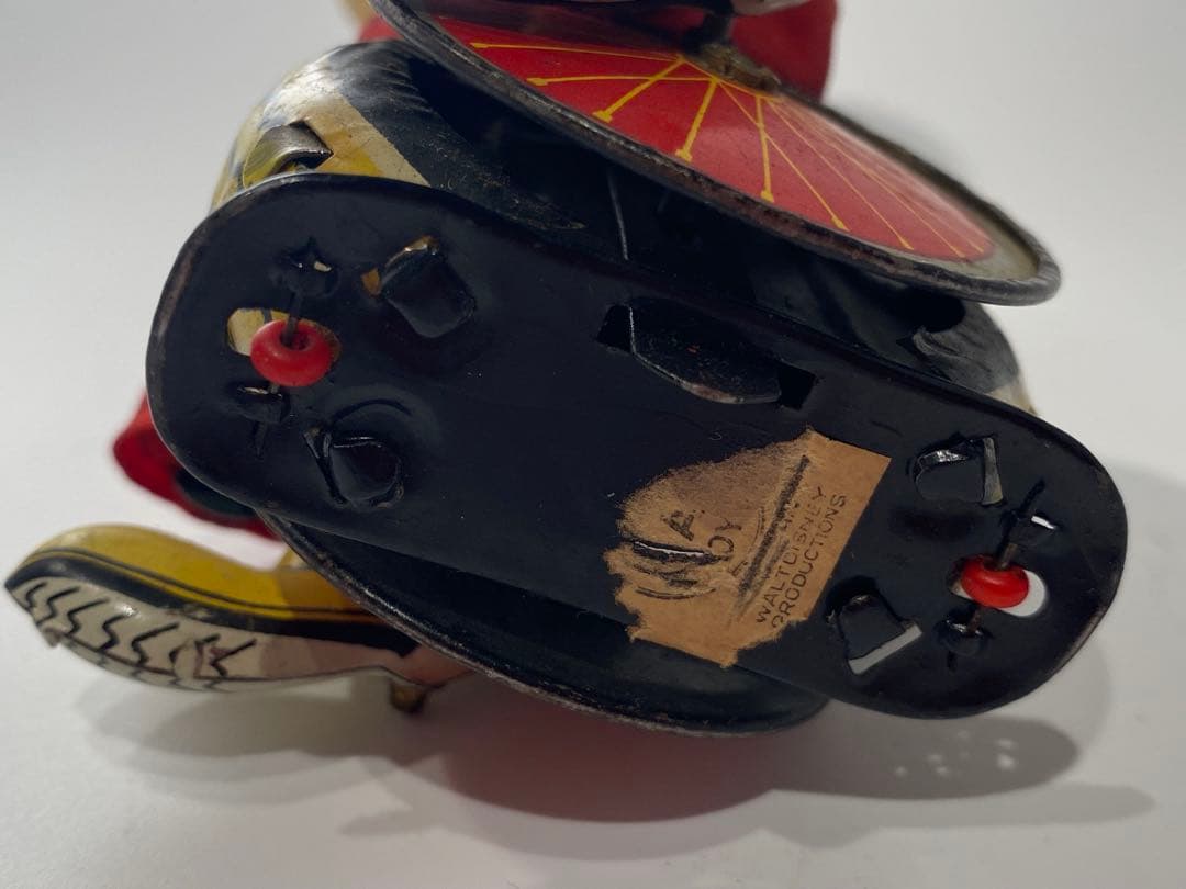 【希少・当時物】ミッキーマウス ザ・ユニサイクリスト（一輪車）ブリキ玩具