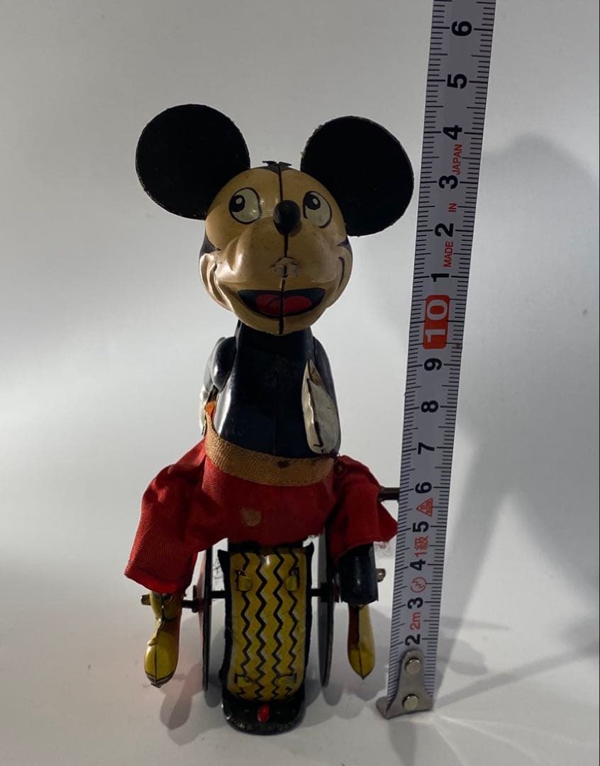 【希少・当時物】ミッキーマウス ザ・ユニサイクリスト（一輪車）ブリキ玩具