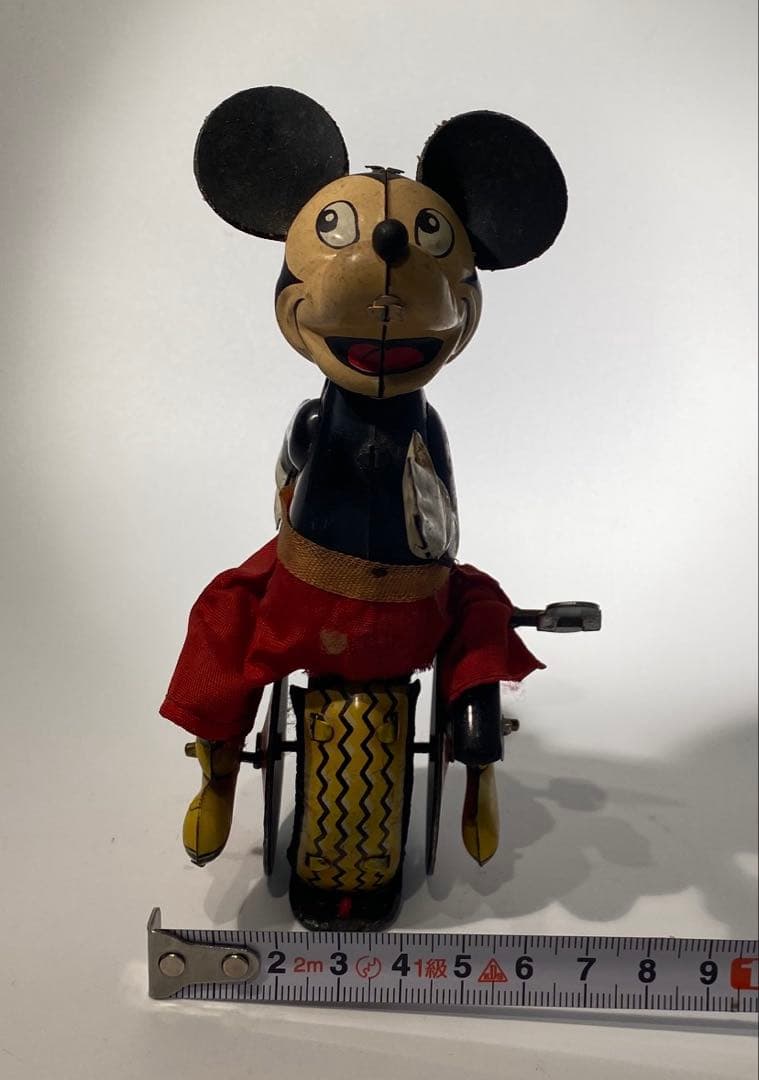 【希少・当時物】ミッキーマウス ザ・ユニサイクリスト（一輪車）ブリキ玩具