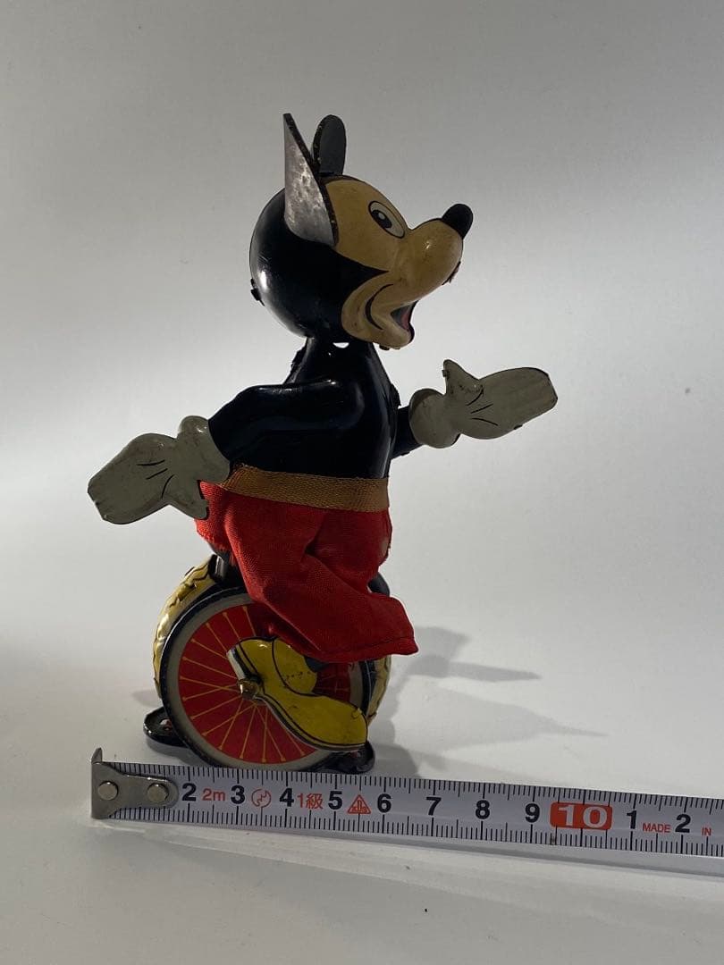 【希少・当時物】ミッキーマウス ザ・ユニサイクリスト（一輪車）ブリキ玩具