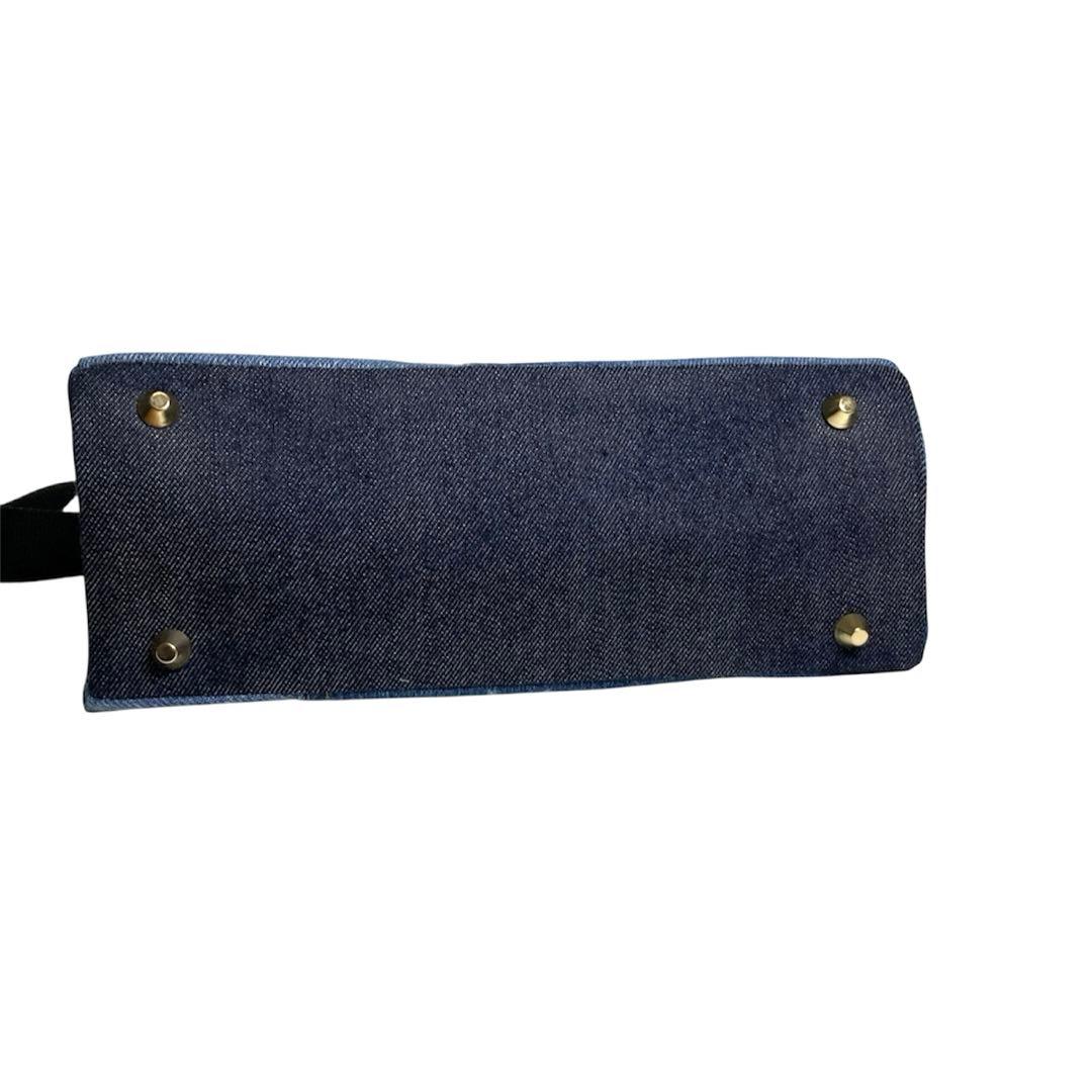 デニムリメイクバッグ　トートバッグ　2way ショルダーバッグ　ミニトート