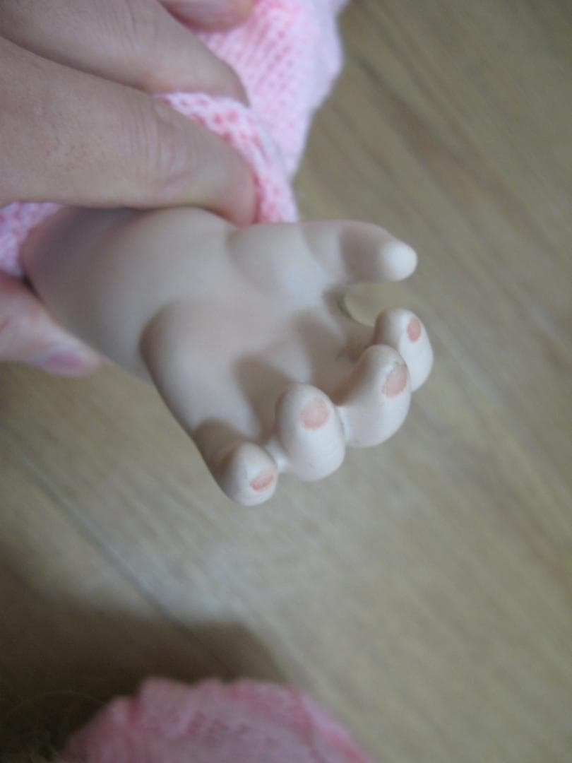 ビスクドール　赤ちゃん　ベビードール　　ニット　52㎝