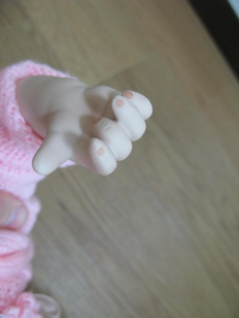 ビスクドール　赤ちゃん　ベビードール　　ニット　52㎝