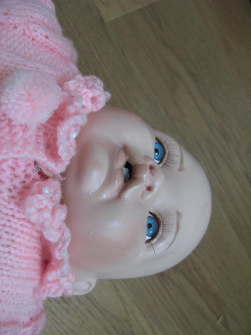 ビスクドール　赤ちゃん　ベビードール　　ニット　52㎝