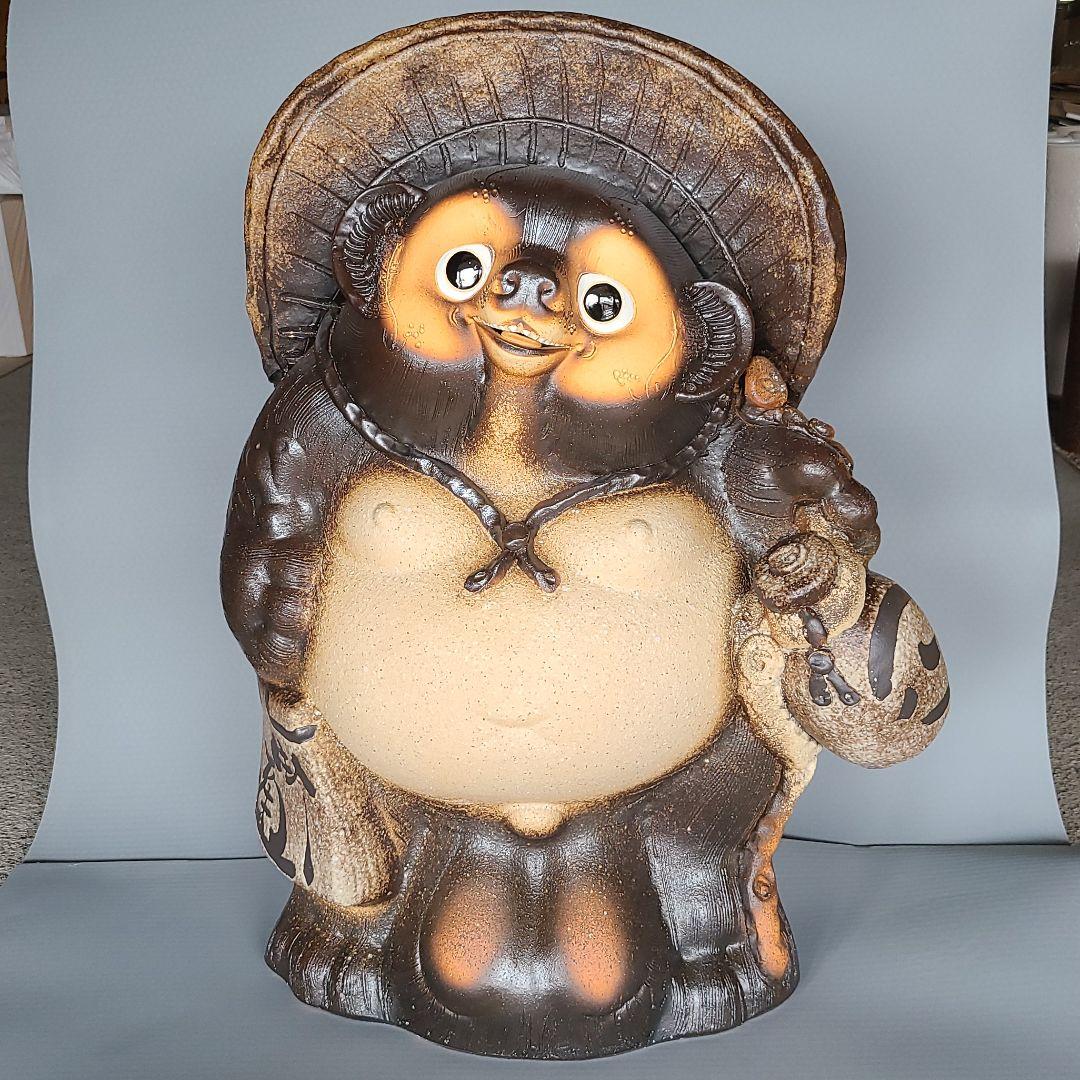 チョー縁起物❗大型信楽焼福狸 高さ８３cm