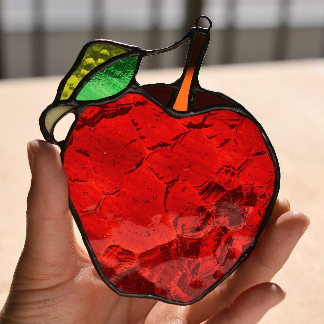 しむしむ　ステンドグラスパネル