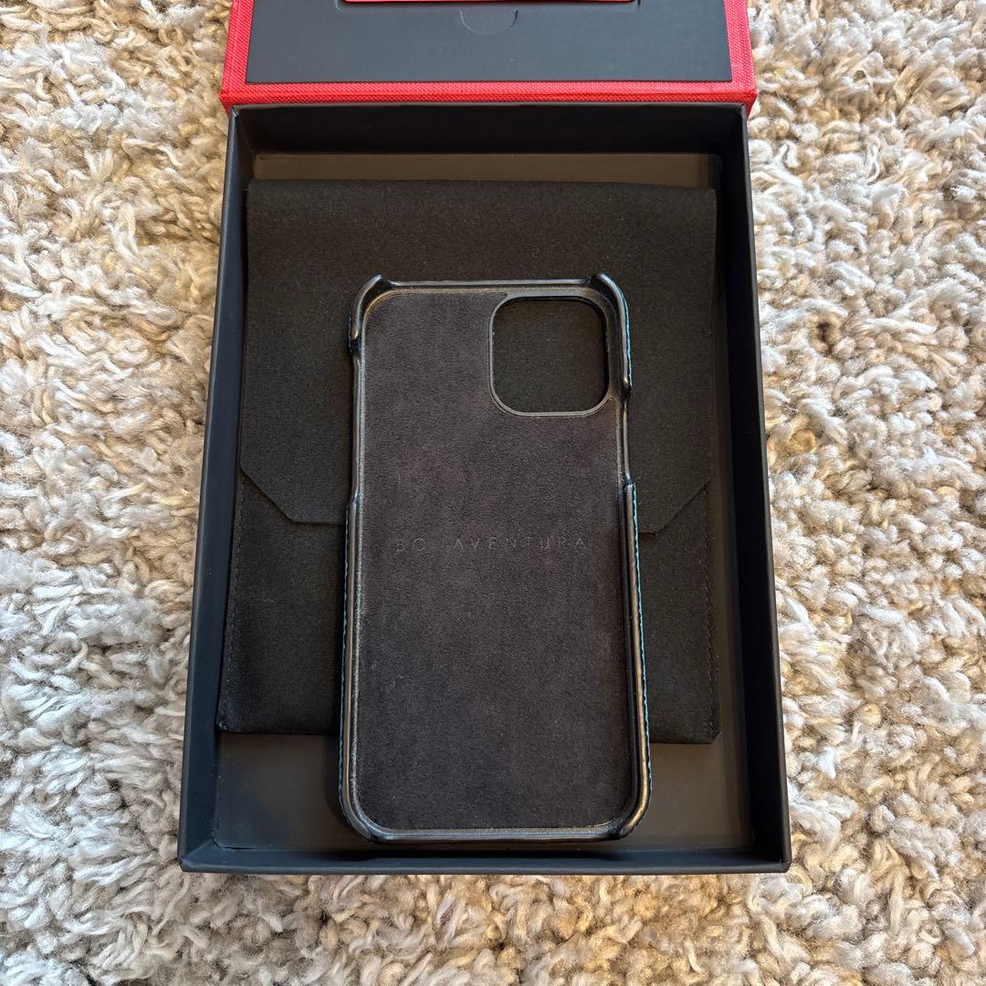 BONAVENTURA iPhone12/12proケース　ブルーシアン