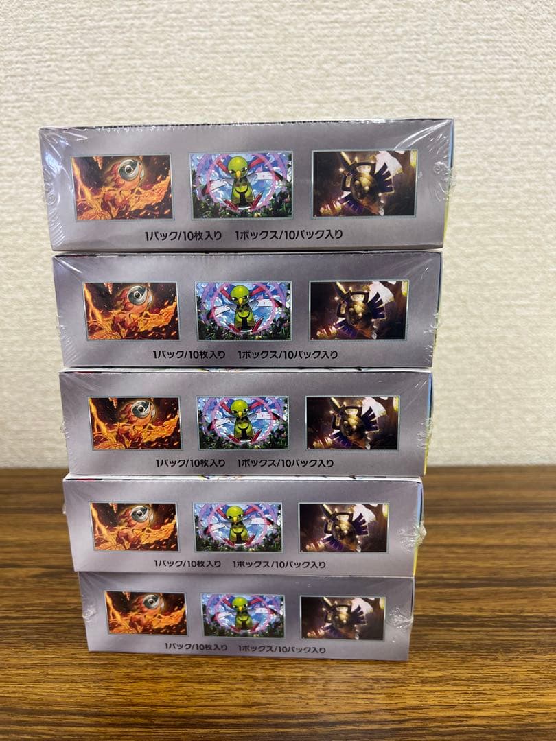 テラスタルフェスex シュリンク付 5box ポケセン産 ポケモンカード