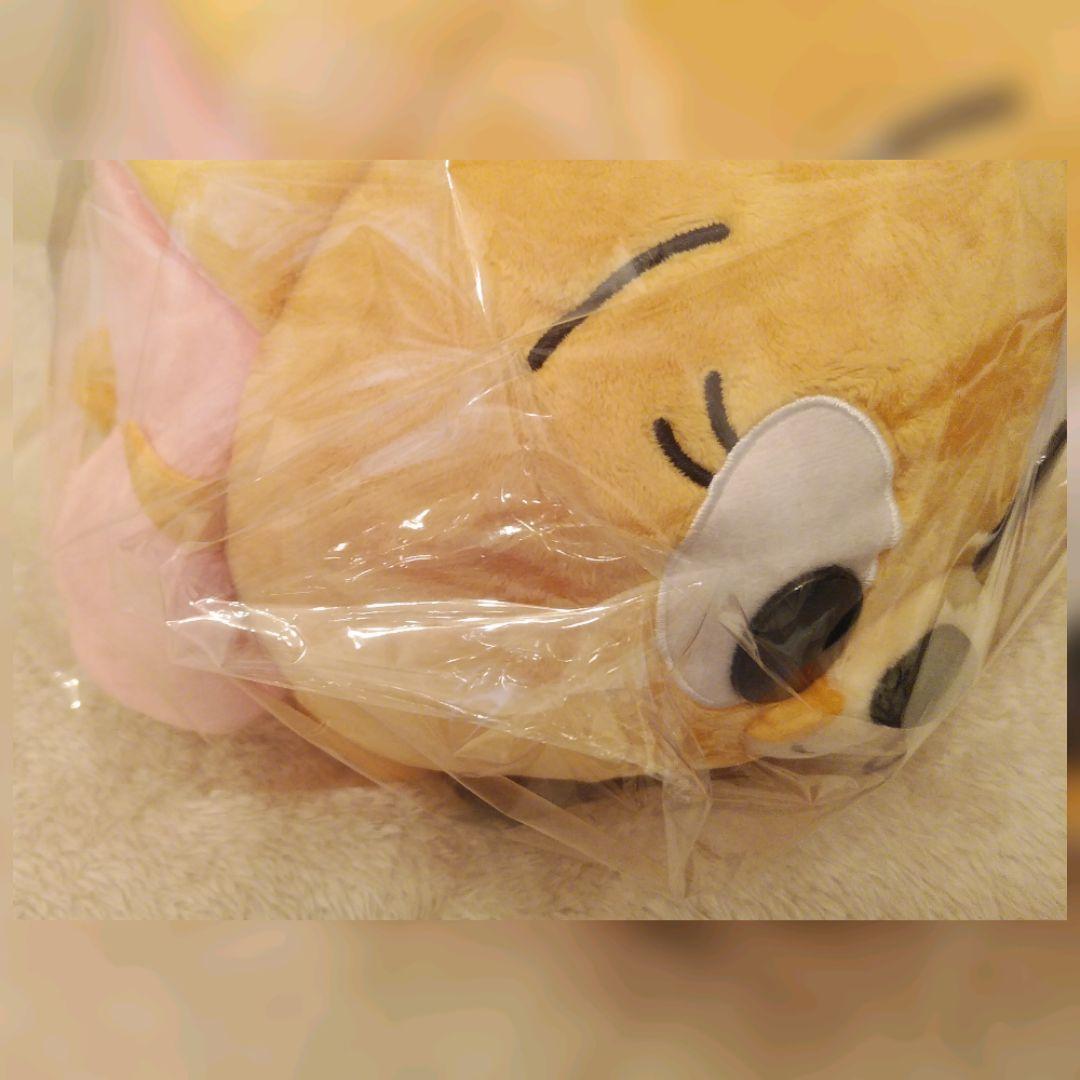トムとジェリー　キラキラタフィー＆寝そべりキュートBIGぬいぐるみジェリー⭐新品