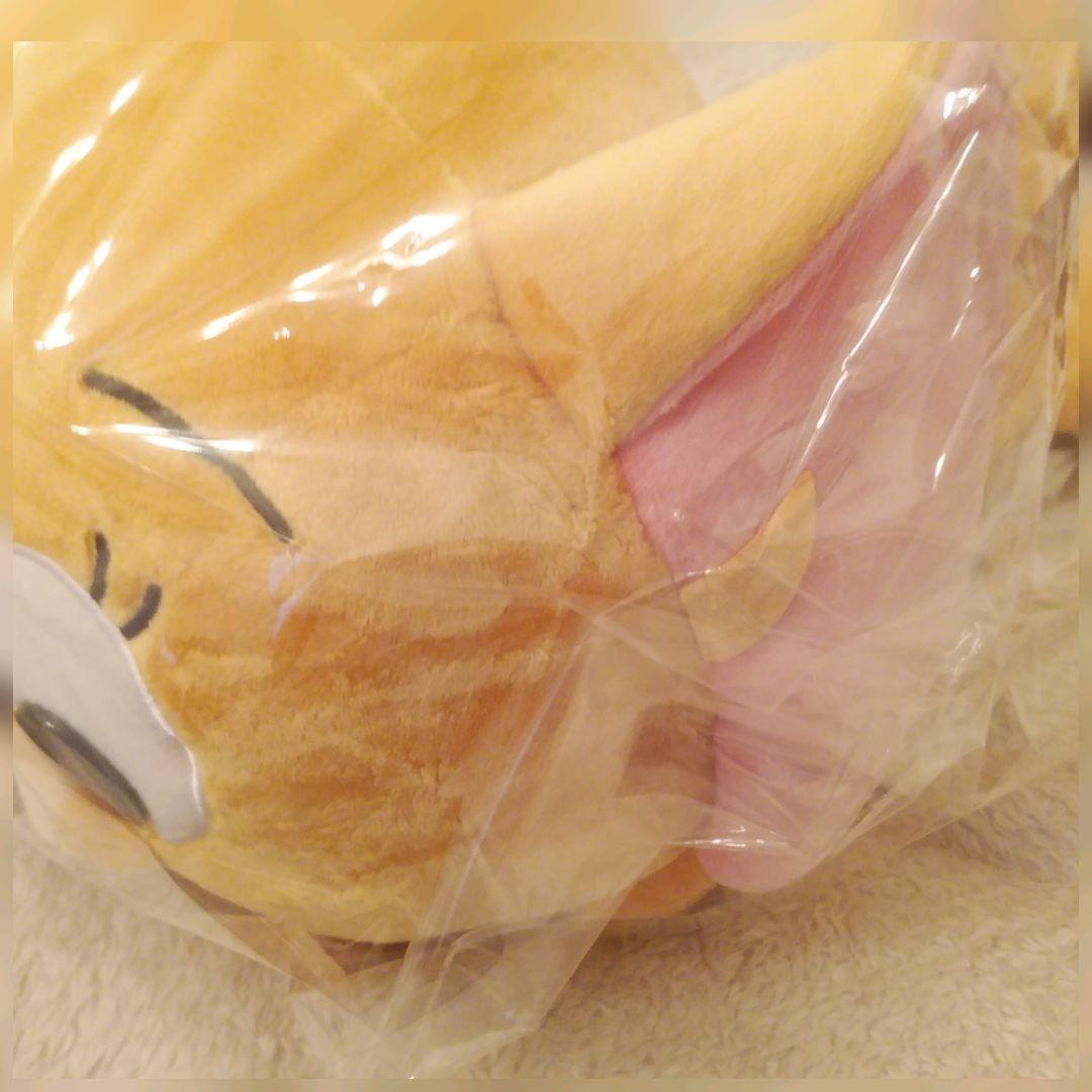 トムとジェリー　キラキラタフィー＆寝そべりキュートBIGぬいぐるみジェリー⭐新品