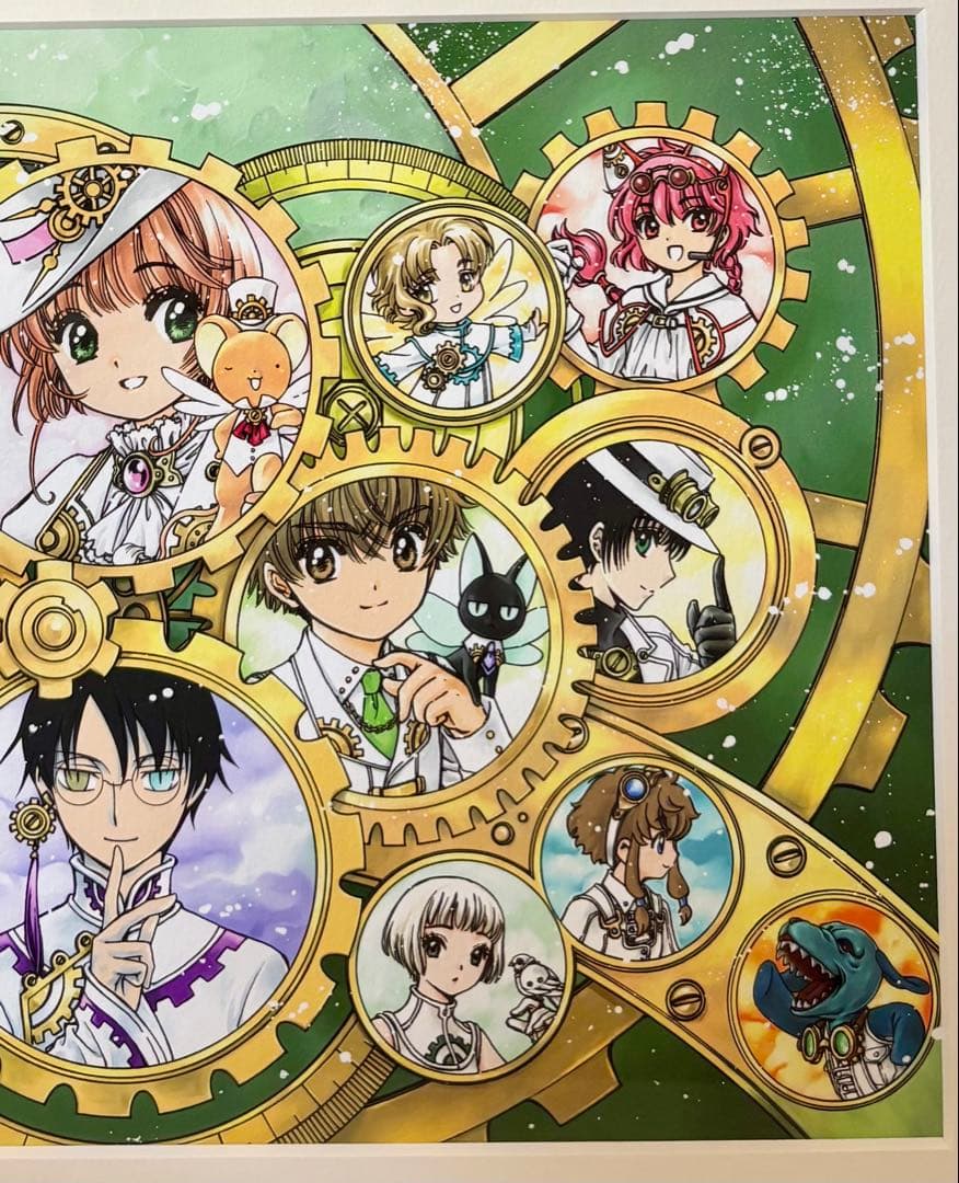 CLAMP画業30周年記念メインビジュアル複製原画 B4版