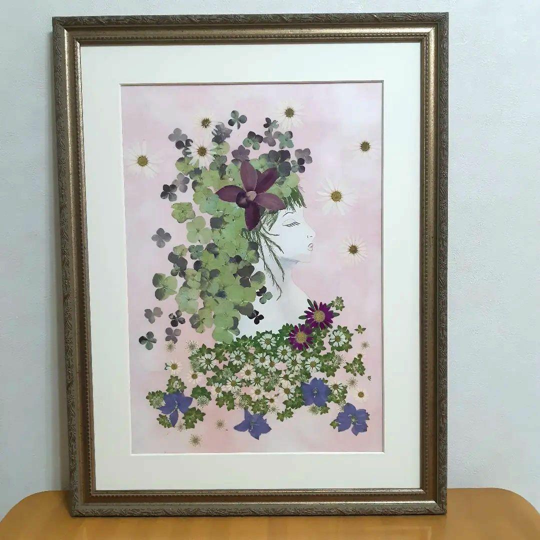 新品　押し花専用額　押し花アート　縦66cm　横51cm