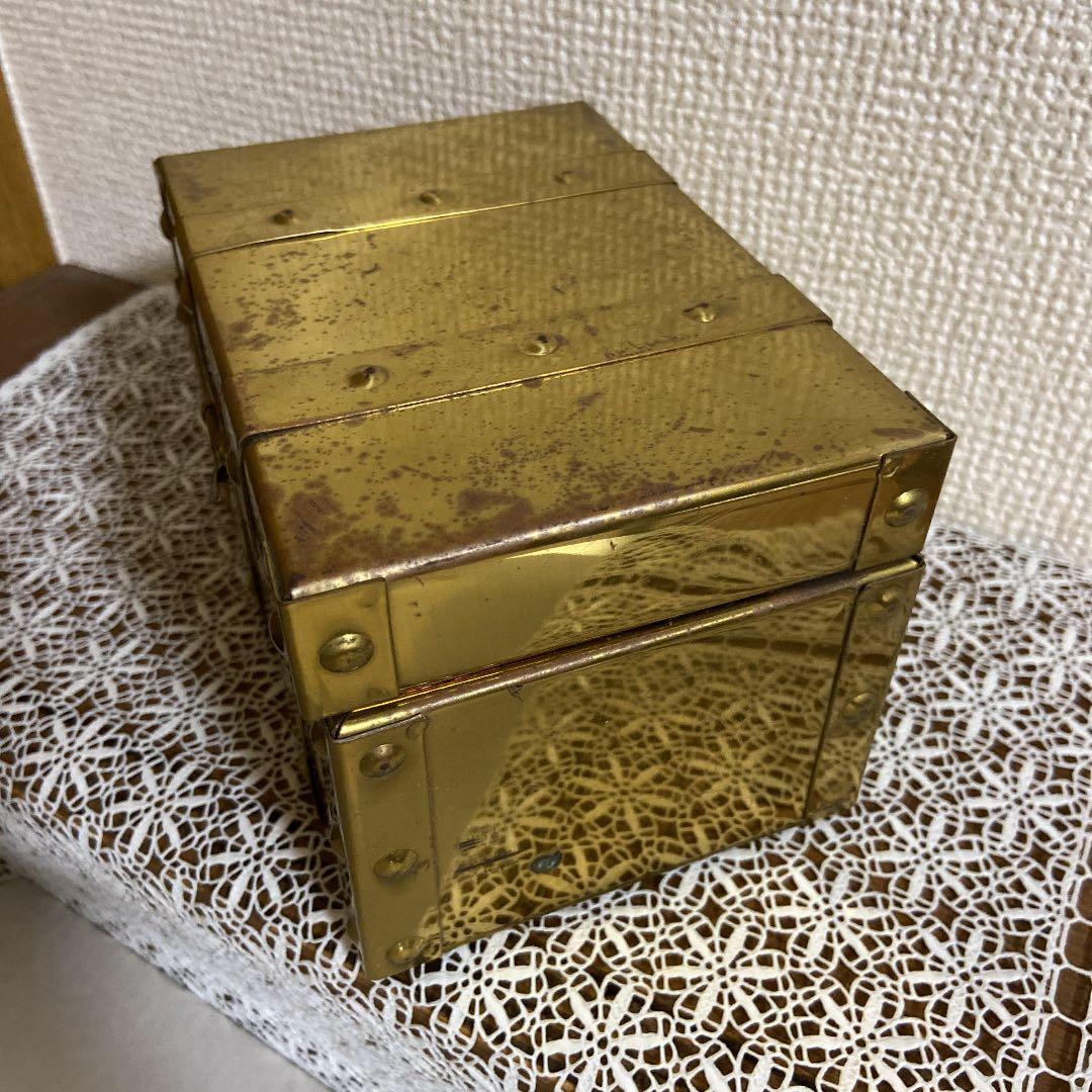 レア　レトロ　宝箱　宝石箱　ゴールド