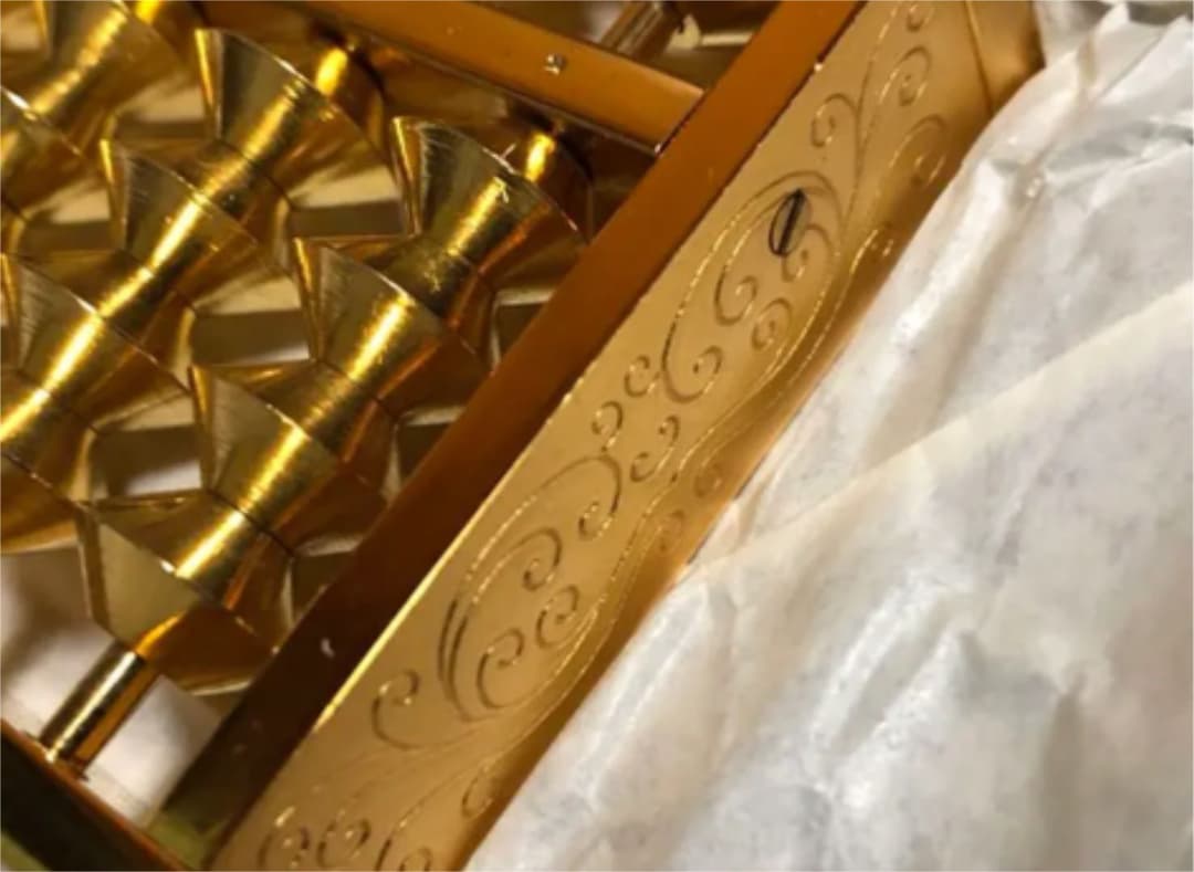 唐草　黄金算盤　24KGP 受験 就職活動御守り