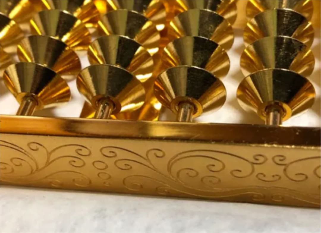 唐草　黄金算盤　24KGP 受験 就職活動御守り