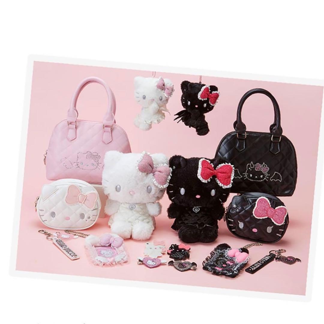 サンリオ ハローキティ 天使 小悪魔 マスコットキーホルダー 2個セット