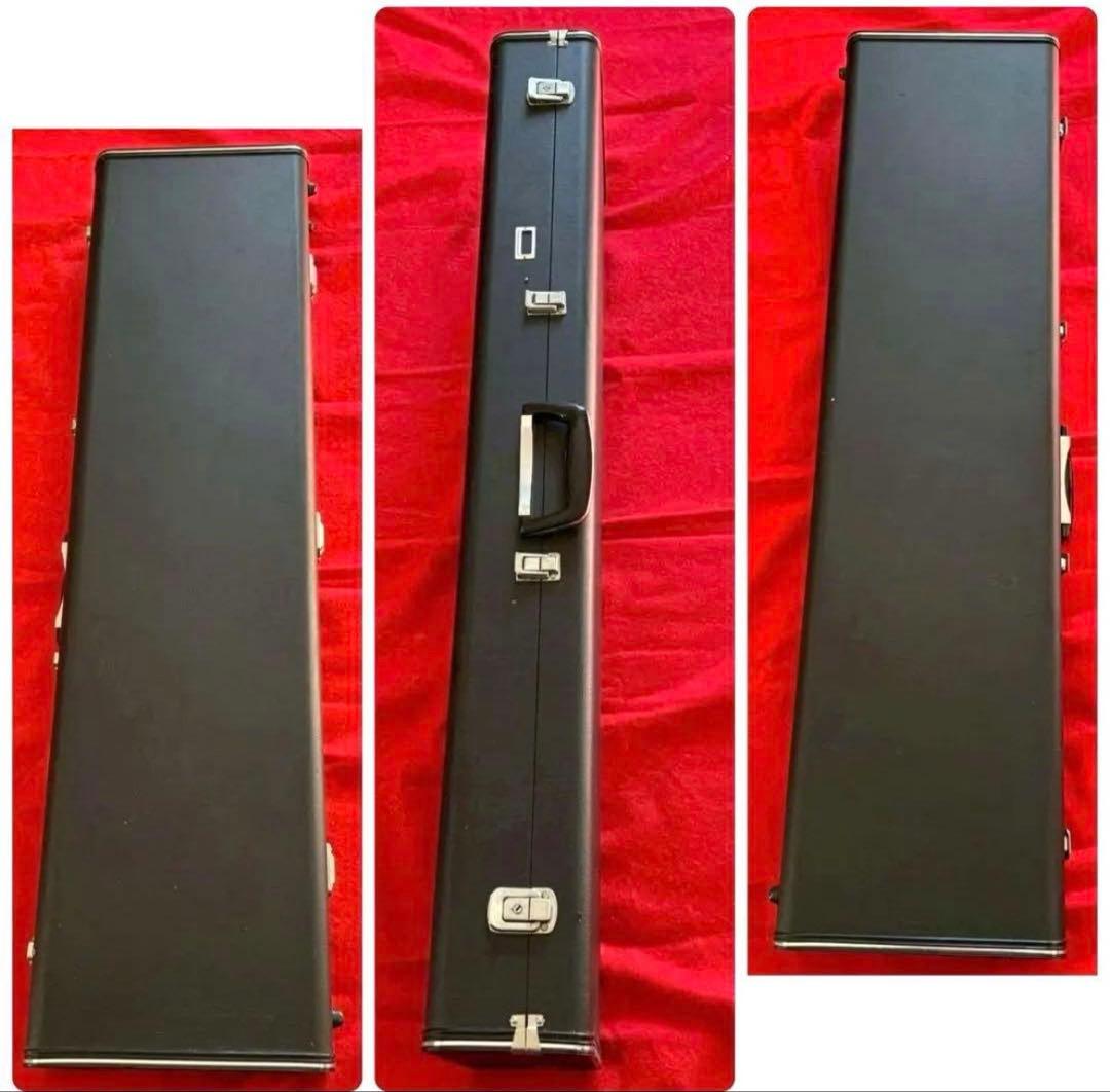 紅木金細 長唄三味線 細棹 子持綾杉胴 犬皮張り 上位仕様 一式セット ケース付