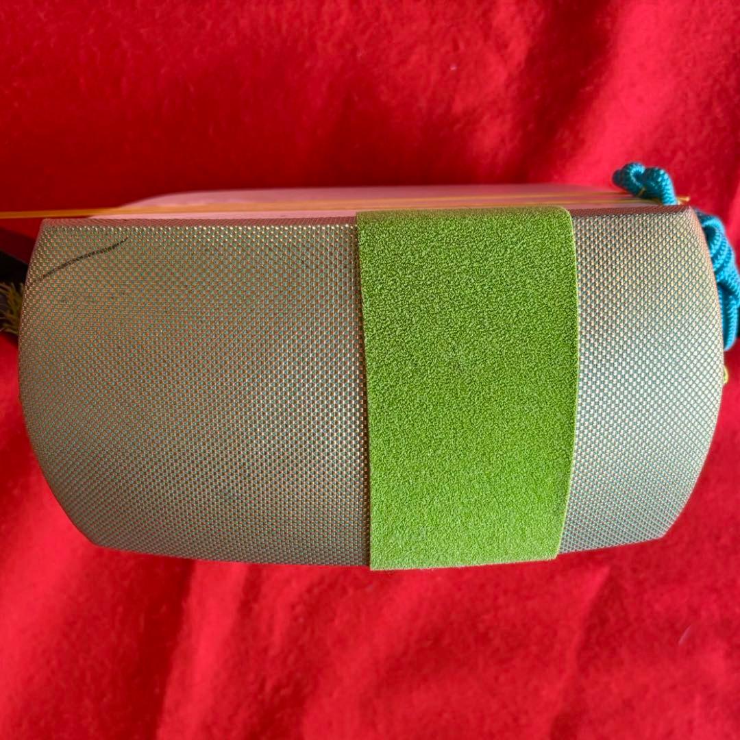 紅木金細 長唄三味線 細棹 子持綾杉胴 犬皮張り 上位仕様 一式セット ケース付