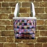 Woven tote（purple)