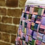 Woven tote（purple)