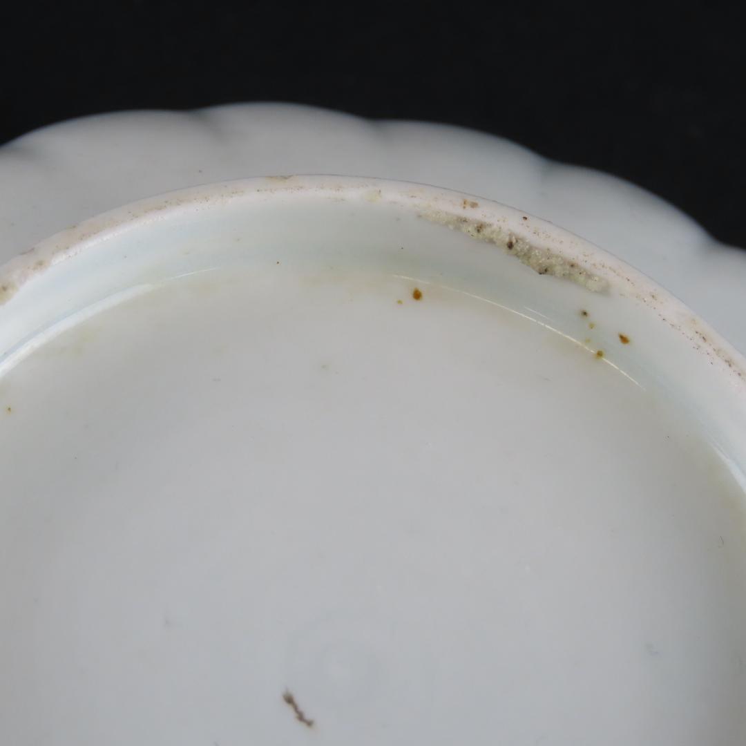 ⭕132 白磁 古伊万里 なます皿１枚 無傷 直径13.5cm 江戸中後期