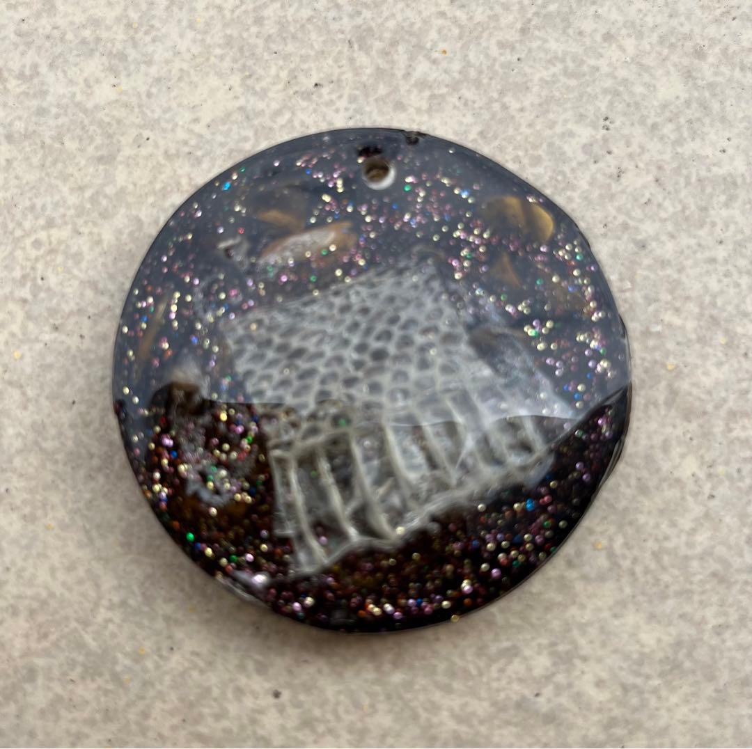 金運8倍、恋愛運4倍、健康4倍　オルゴナイトペンダントトップ