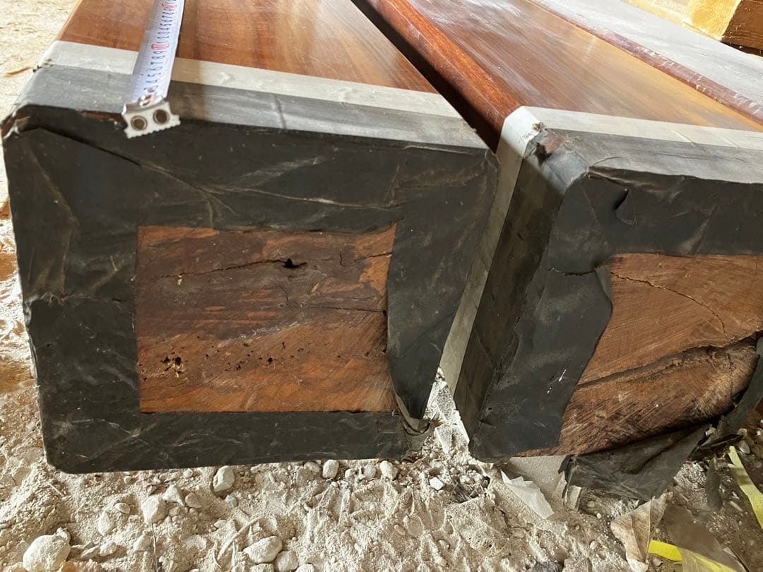 パオローズ　シダン　紫檀　3m  23cm角　シダン　千葉　茨城　潮来　鹿島