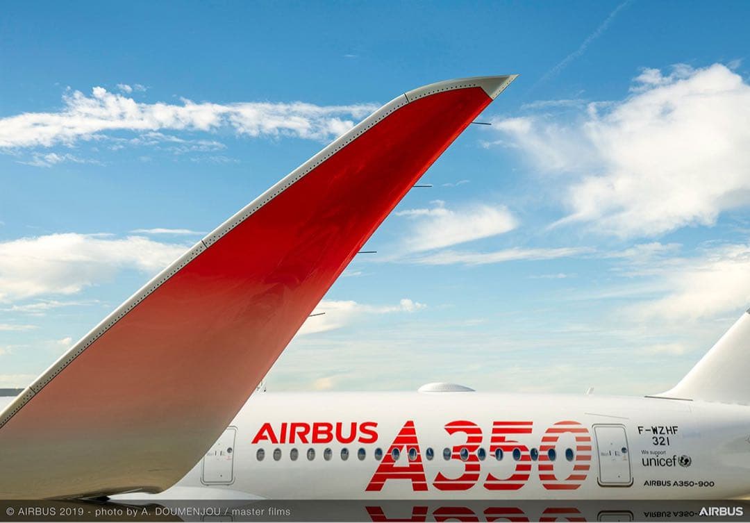 店頭限定発売　未開封　JAL A350 Winglet チタン　キーホルダー