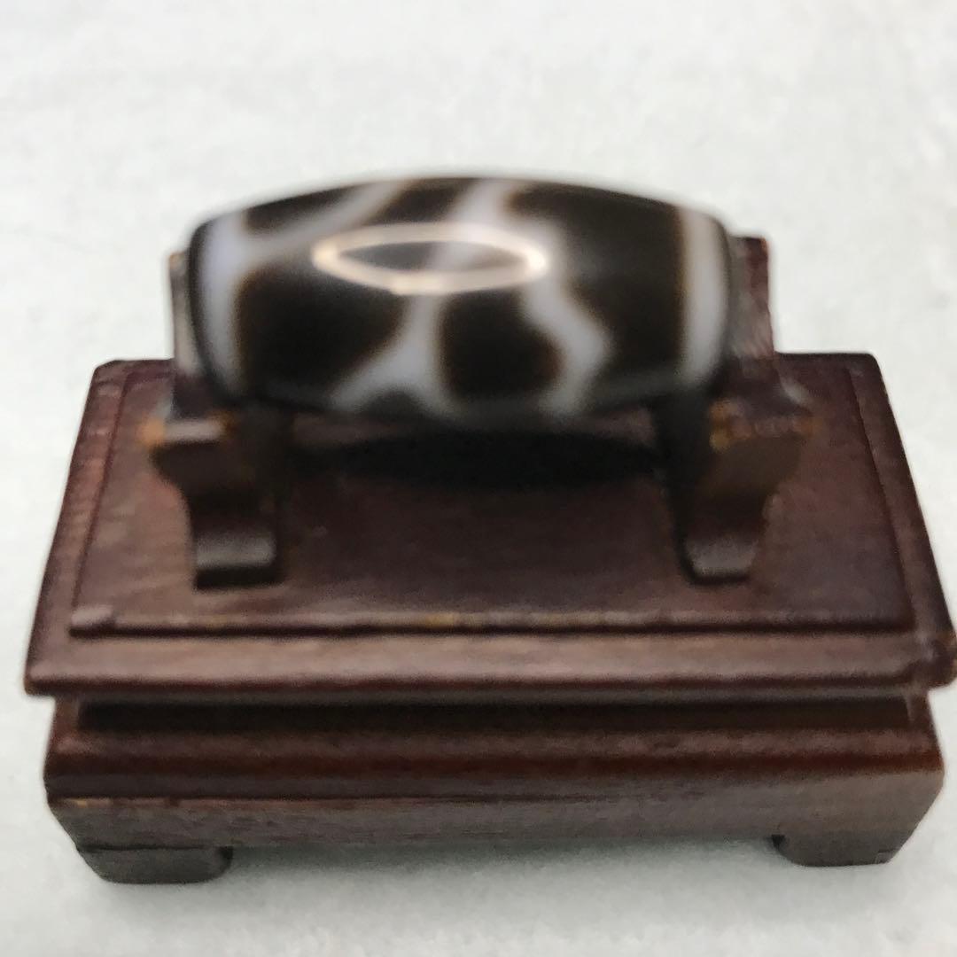 超激レア珍品‼︎ 小盧至純　蓮花天珠　焼き込みの良いお品　中