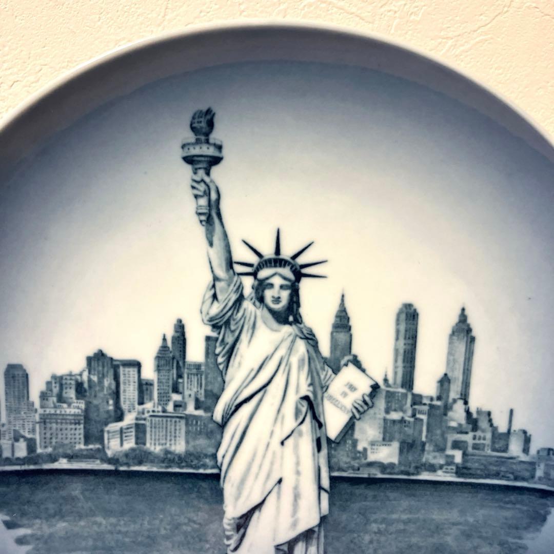 【希少ヴィンテージ・美品】ロイヤルコペンハーゲンプレート　自由の女神・飾り皿