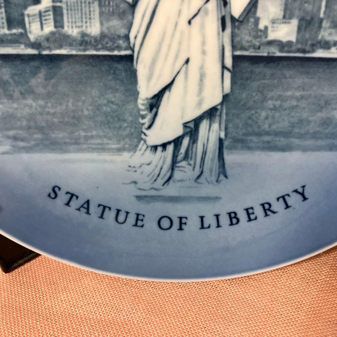 【希少ヴィンテージ・美品】ロイヤルコペンハーゲンプレート　自由の女神・飾り皿