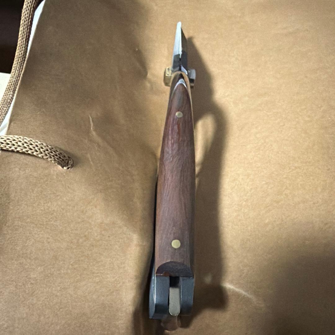 新品未使用　木貼り剪定鋏