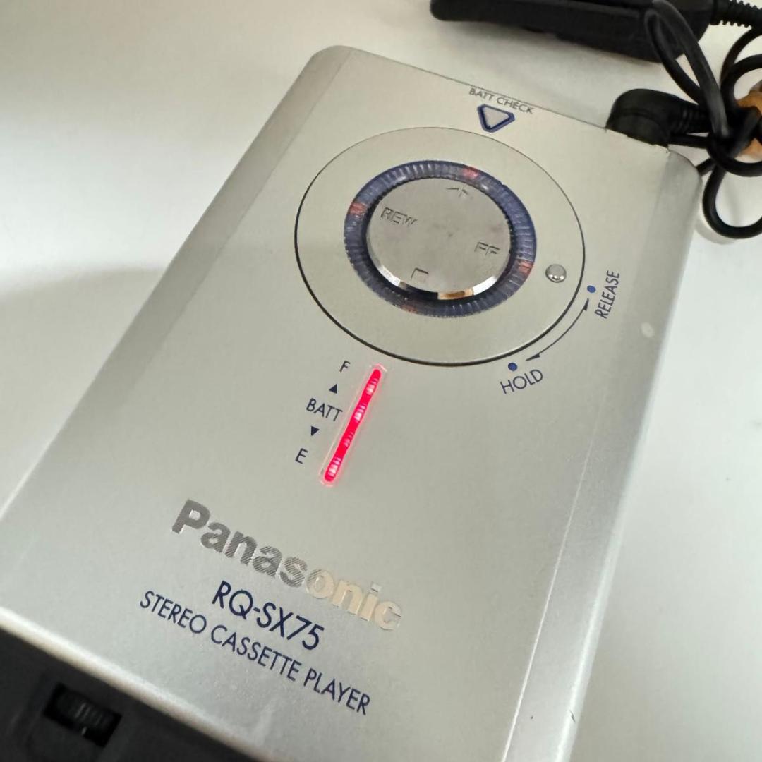 Panasonic RQ-SX75 シルバー ステレオカセットプレーヤー
