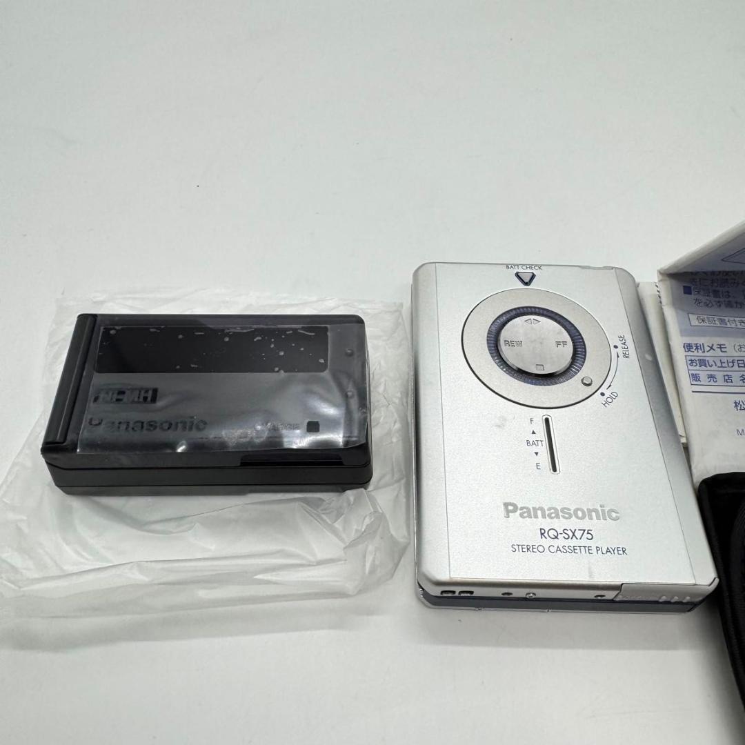 Panasonic RQ-SX75 シルバー ステレオカセットプレーヤー