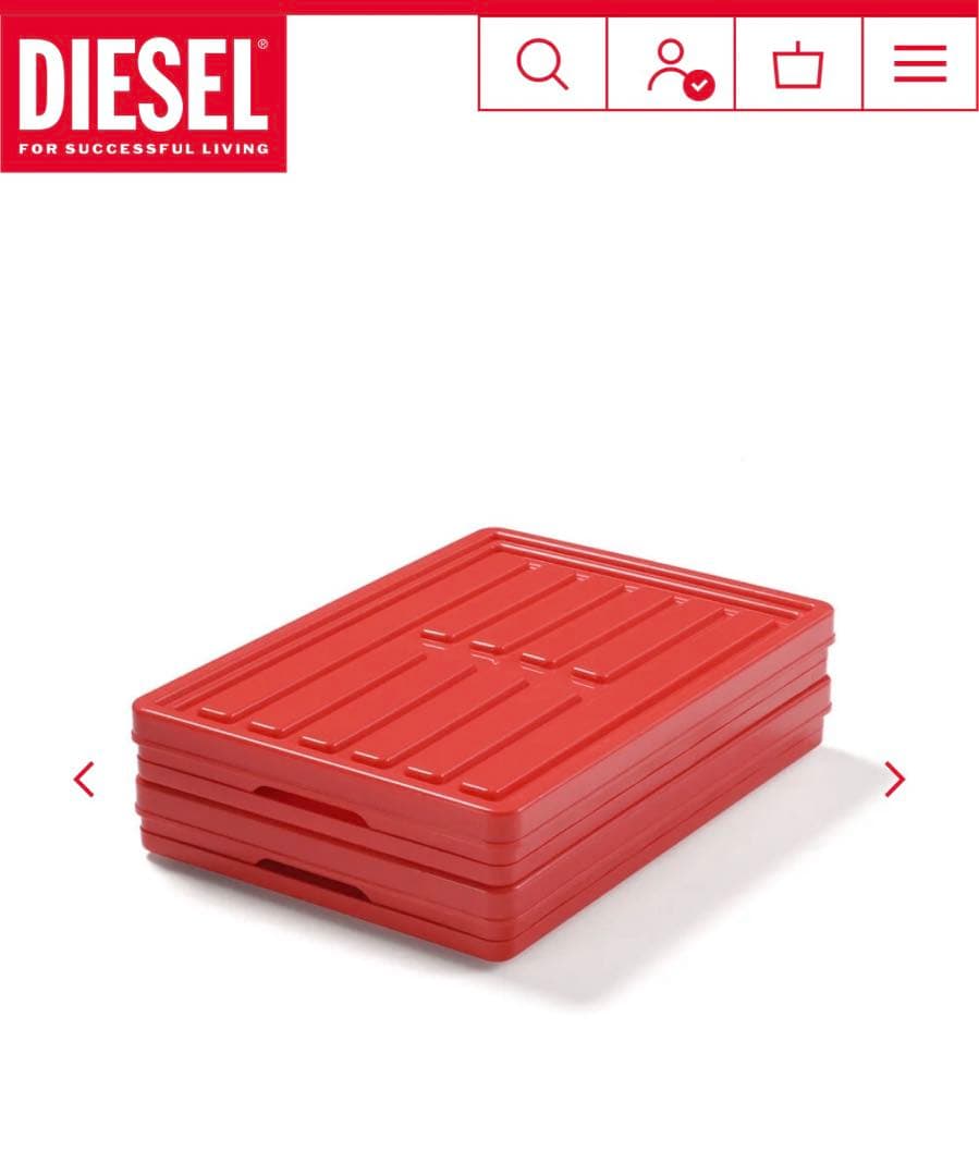 DIESEL 非売品コンテナBOX(赤)2個セット