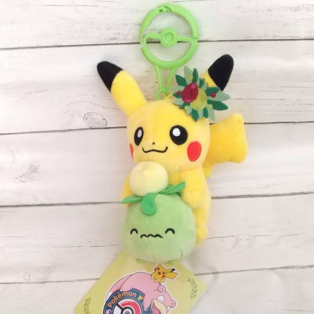新品 ポケモンセンターカガワ 記念グッズ ピカチュウ ストラップ ぬいぐるみ