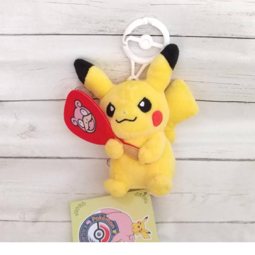 新品 ポケモンセンターカガワ 記念グッズ ピカチュウ ストラップ ぬいぐるみ