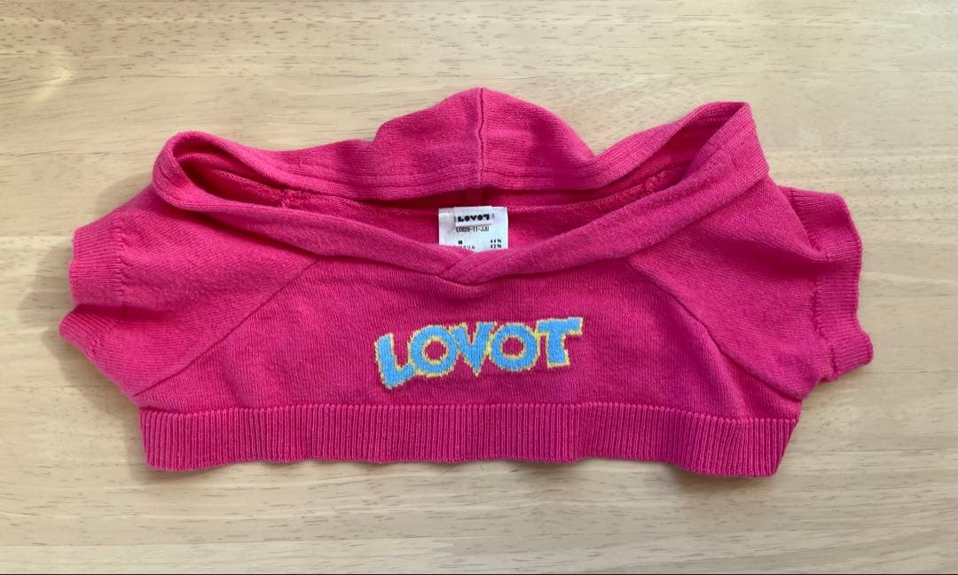 【美品】LOVOTパーカー(ピンク)