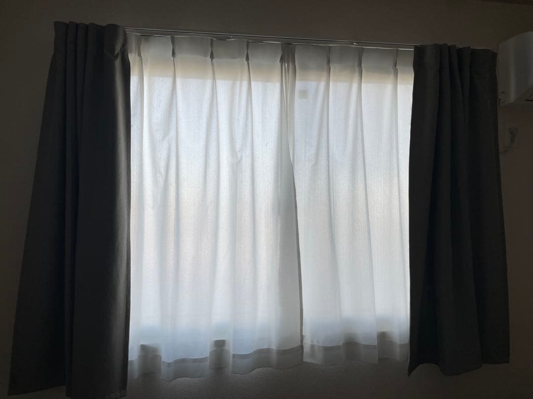 【無印良品 × ニトリ】カーテンセット 計6枚100×135 / 100×133